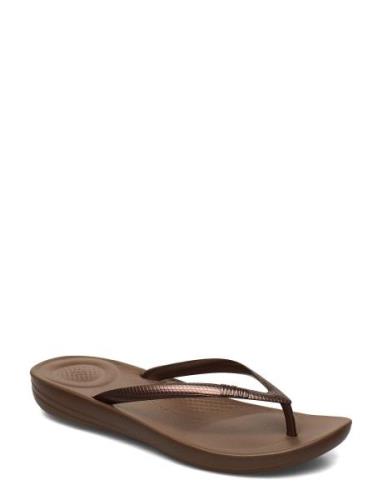 Iqushion Ergonomic Flip-Flops Brown FitFlop