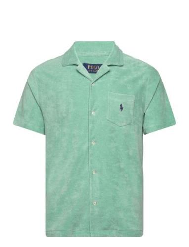 Terry Camp Shirt Green Polo Ralph Lauren