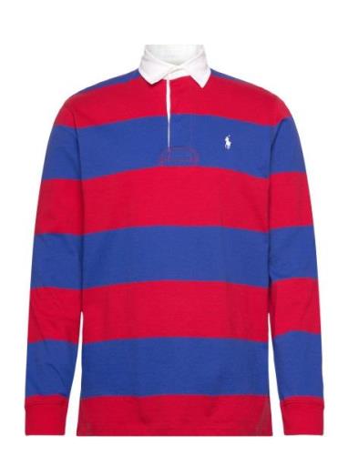 Classic Fit Striped Jersey Rugby Shirt Red Polo Ralph Lauren