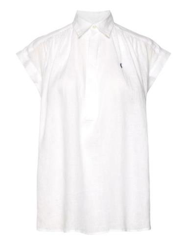 Linen Popover Shirt White Polo Ralph Lauren
