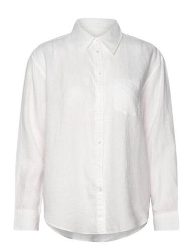 Rel Linen Shirt White GANT