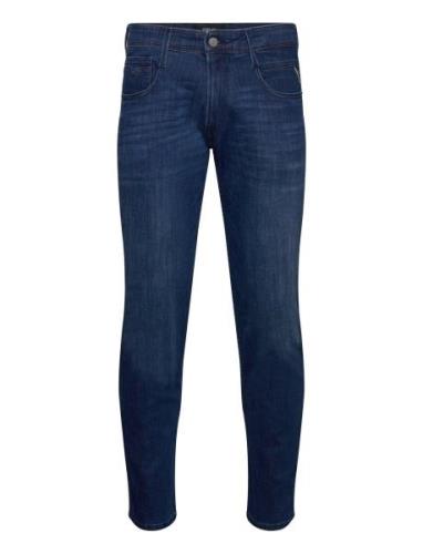 Anbass Trousers Slim 99 Denim Blue Replay