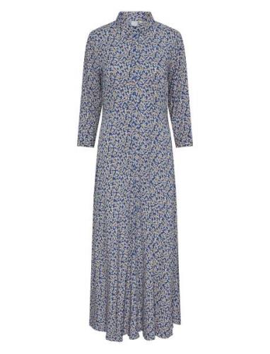 Yassavanna Long Shirt Dress S. Blue YAS