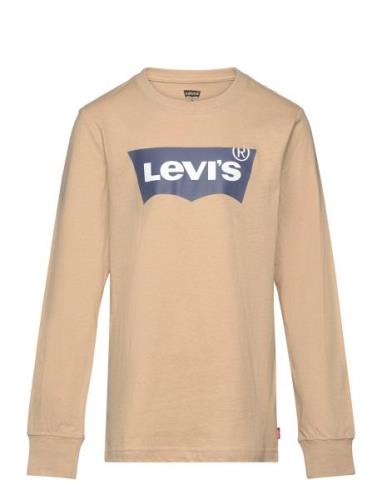 Levi's® Long Sleeve Graphic Tee Shirt Beige Levi's