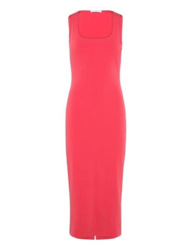 Midi-Dress With Straps Red Mango