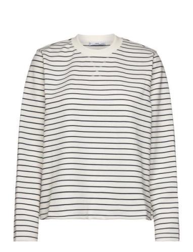 Striped Sweatshirt Cream Mango