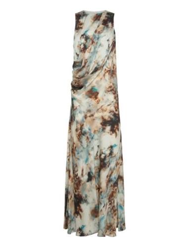 Reenagz P Maxi Dress Brown Gestuz