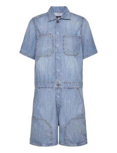 Painter Short Overall S\S Wmn Blue G-Star RAW