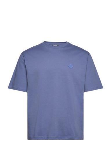 Hale Logo Patch T-Shirt Blue J. Lindeberg