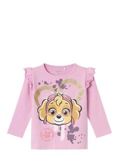 Nmfjutte Pawpatrol Ls Top Box Noos Cplg Pink Name It