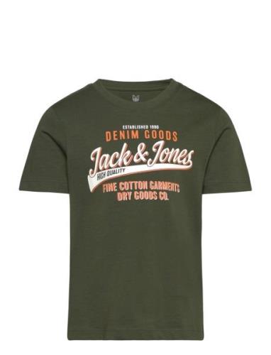 Jjelogo Tee Ss Ck 2Col 24/25 Noos Mni Khaki Jack & J S