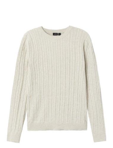 Nlmhabel Ls O-Neck Knit Cream LMTD