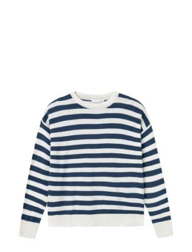 Nkfviranja Ls Loose Knit Navy Name It