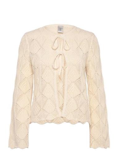 Yastreala Ls Knit Cardigan Cream YAS