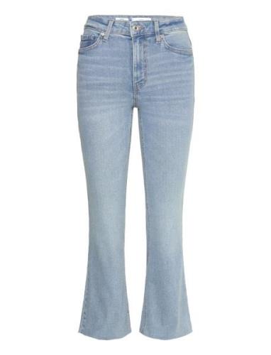 Sienna Flared Cropped Jeans Blue Mango