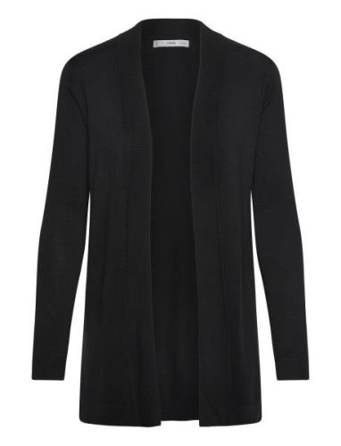 Fine-Knit Cardigan Black Mango