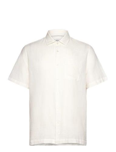 Regular-Fit Linen Shirt With Pocket White Mango