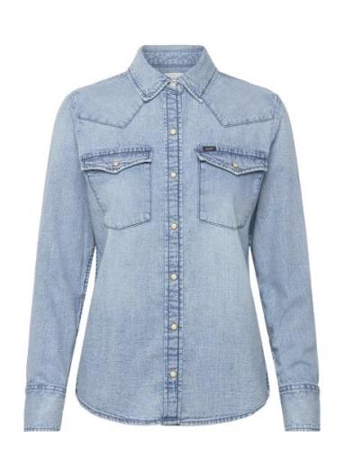 Regular Western Shirt Blue Lee Jeans