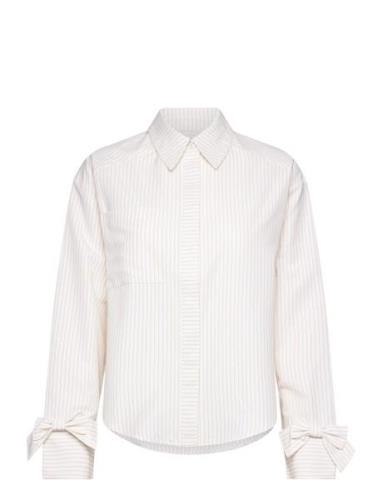 Poppa Bow Shirt Cream NORR