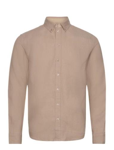 Theo Linen Shirt Beige Mos Mosh Gallery