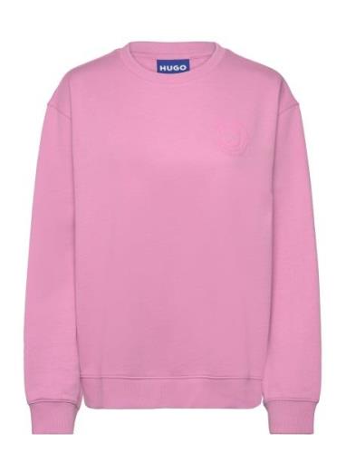 Over D Crew_B Pink HUGO BLUE