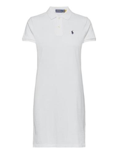 Cotton Mesh Polo Dress White Polo Ralph Lauren