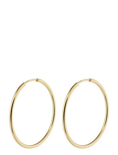 Sanne Medium Hoop Earrings Gold Pilgrim