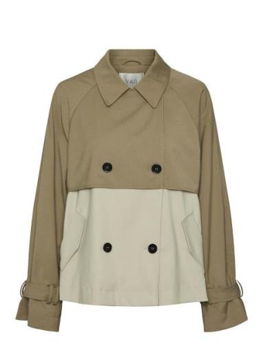 Yasturbo Short Trenchcoat Beige YAS