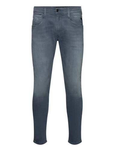 Anbass Trousers Slim Hyperflex Eco Plus Grey Replay