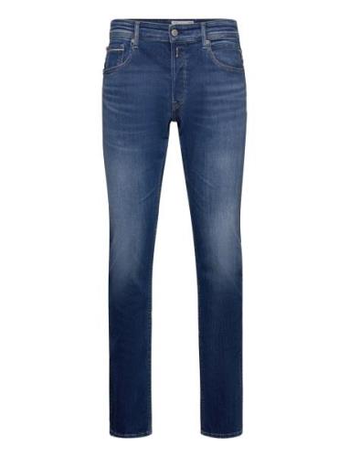 Grover Trousers Straight 573 Online Blue Replay