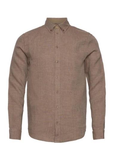 Theo Linen Shirt Brown Mos Mosh Gallery