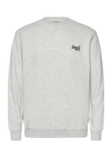 Essential Logo Crew Sweatshirt Grey Superdry