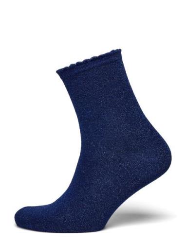 Pcsebby Glitter Long Socks Noos Bc Blue Pieces