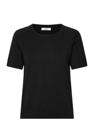 Cc Heart Ella Soft Knit Tee Black Coster Copenhagen