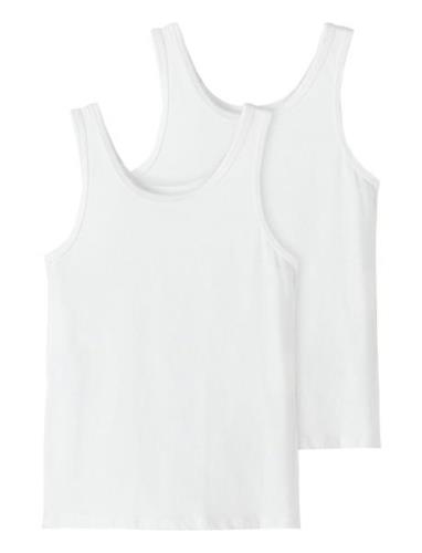 Nkfuu Tank Top 2P Noos White Name It