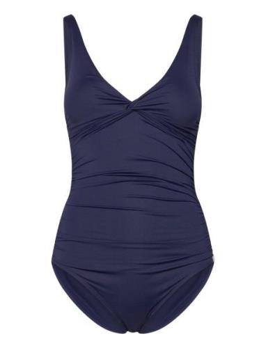 Panos Emporio Simi Solid Swimsuit Navy Panos Emporio