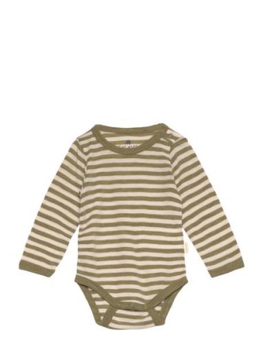 Body Ls - Yd Stripe Green CeLaVi