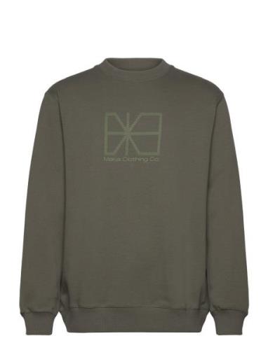 Flagline Sweatshirt Green Makia