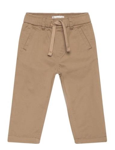 Elastic Waist Trousers Brown Mango