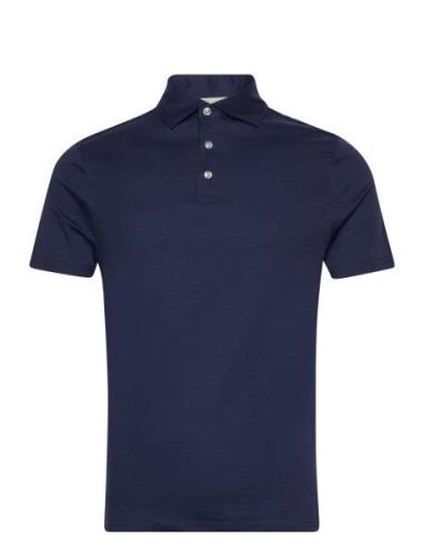 Bs Cayo Regular Fit Polo Shirt Blue Bruun & Stengade