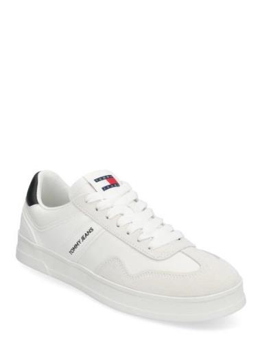 Tjm Leather Retro Cupsole White Tommy Hilfiger