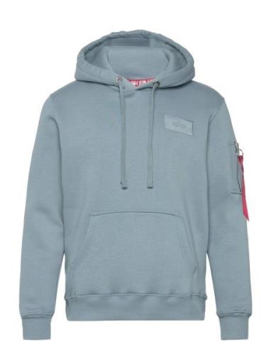 Back Print Hoody Blue Alpha Industries