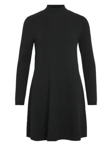 Vicomfy A-Line Rollneck Knit Dress/Pb/1 Black Vila