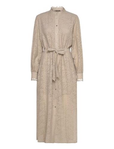 Maclurabbcarlia Dress Beige Bruuns Bazaar