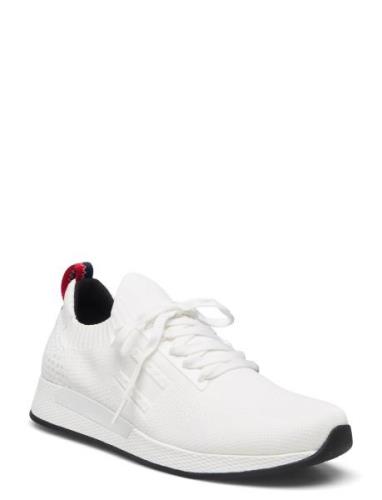 Tjm Elevated Runner Knitted White Tommy Hilfiger