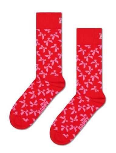 Bow Sock Red Happy Socks