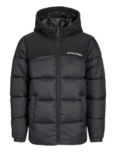 Jjmoon Hood Puffer Jnr Black Jack & J S