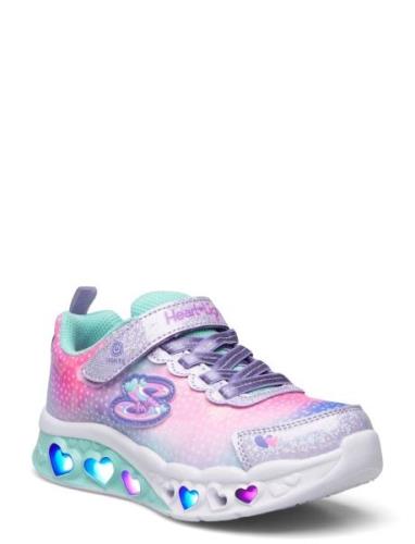 Girls Flutter Heart Lights - Simply Love Patterned Skechers