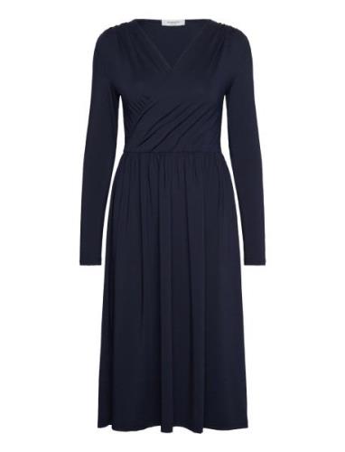 Long Sleeve Dress Blue Rosemunde