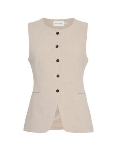 Mschmirabelle Michelle Vest Beige MSCH Copenhagen